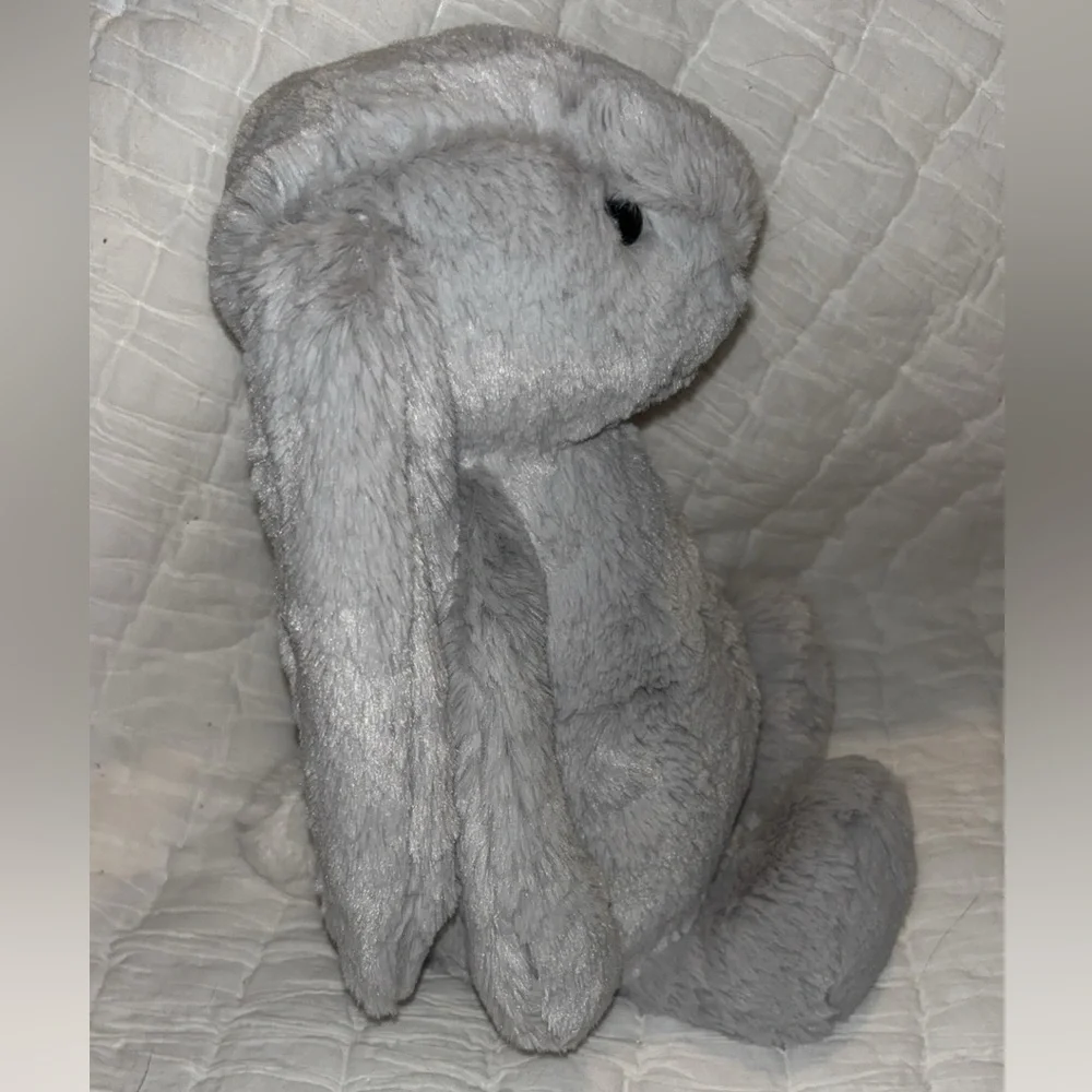 Jellycat Original Gray Bashful Bunny NWT - Picture 2 of 5